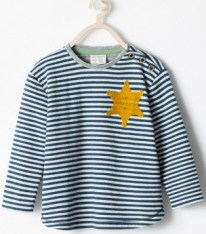 Zara tee shirt étoile jaune