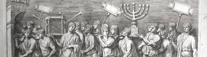 Titus Menorah 7 branches et trompettes ag