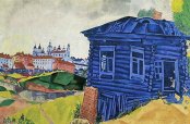 Chagall : La maison bleue