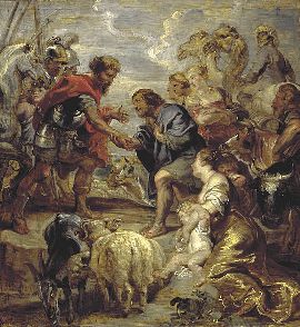 Rubens : Réconciliation de Jacob et d'Esaü